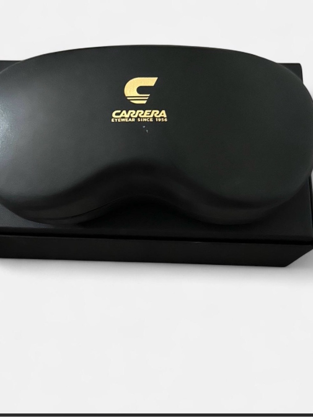 Carrera Black and Gold Protective Eyewear Case